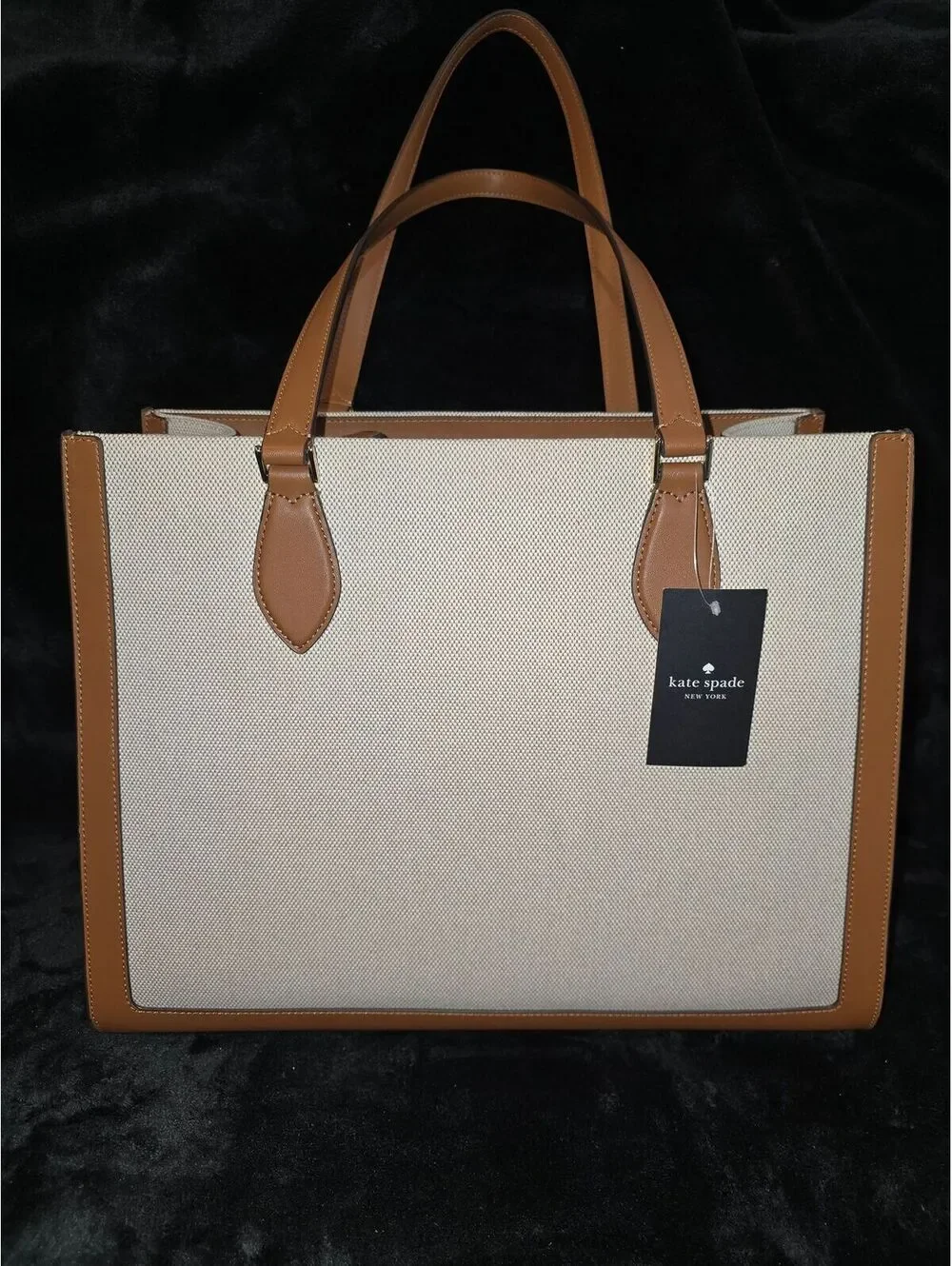 86. NWT Kate Spade New York Ellie Canvas Tote (Large)